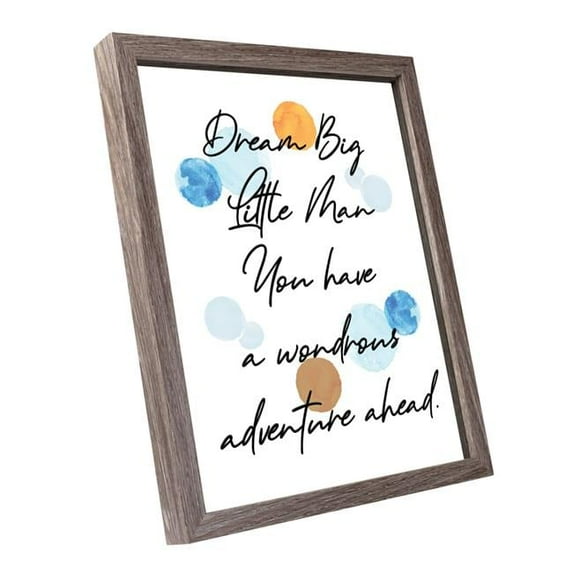 Cottage Garden EFRMWDWG-1114-12 Dream Big Little Man You Have Wall Decor