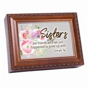 Cottage Garden MB2285 6 x 4 in. Sisters Are Friends Love You, Sister Music Box