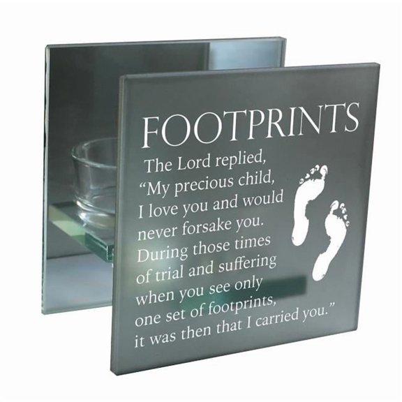 Cottage Garden MCHQ9SGY Footprints In The Sand-Tm M.F. Powers Candle Holder