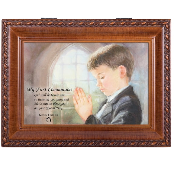 Cottage Garden My first Communion, Gift Music Box MBC7018s