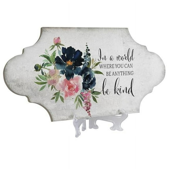 Cottage Garden TLAB5W In The World, Be Kind Ceramic Tile