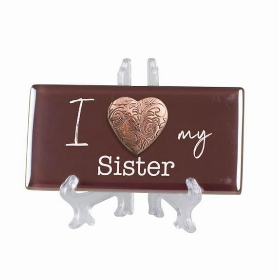 Cottage Garden TLGL22BR 4 x 2 in. I Love My Sister Ceramic Tile