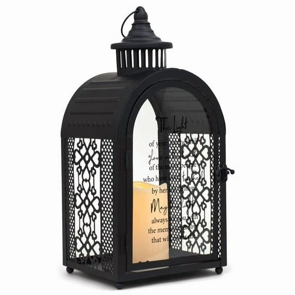 Cottage Garden LTN203LMB The Light of Your Mother Still Glows Lantern