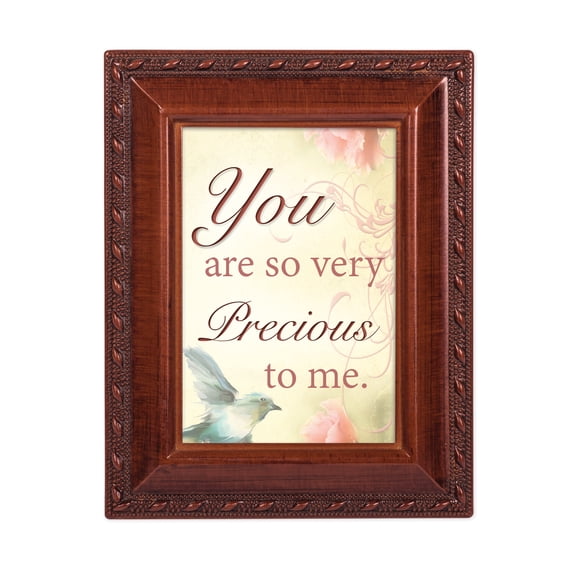 Cottage Garden - You are Very Precious to Me 2 x 3 Woodgrain Finish Rope Magnetic Tiny Photo Frame