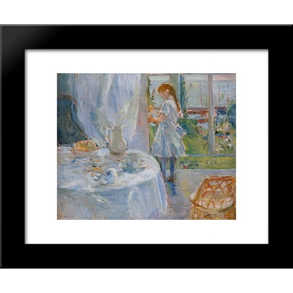 Cottage Interior (also known as Interior at Jersey) 20x24 Framed Art Print by Morisot, Berthe