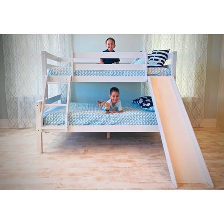Twin over Full Bunk Bed with Slide