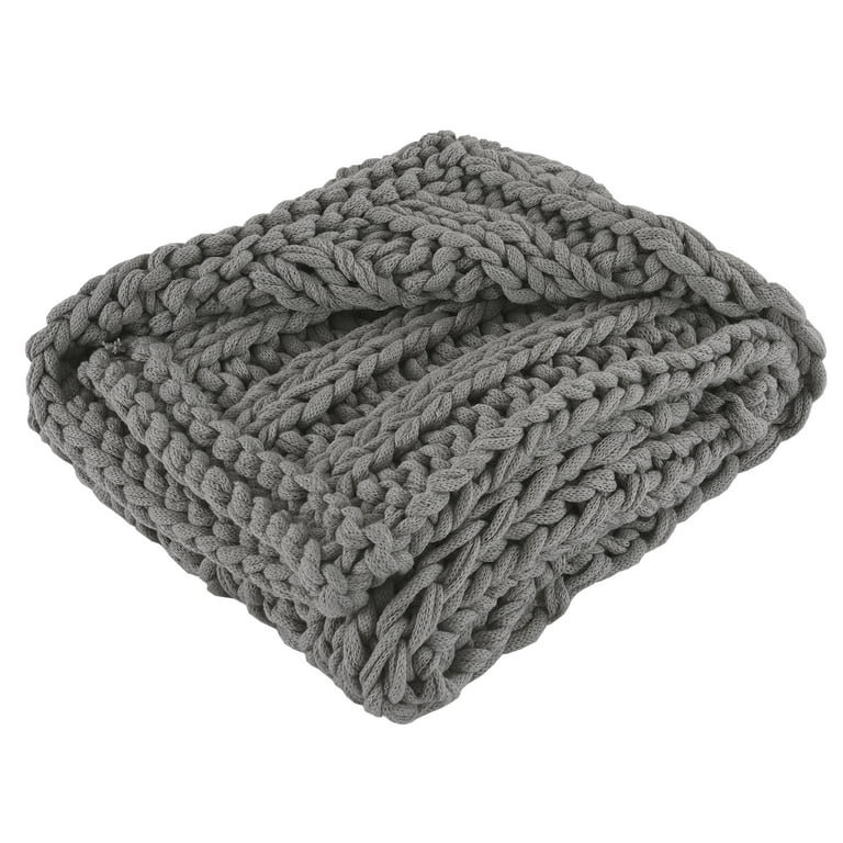 Cottage lane outlet chunky knit throw