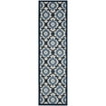 thumbnail image 1 of Cottage Light Brown Large Rectangle Rug-Color:Ivory/Blue,Shape:Runner,Size:2'-3" X 8', 1 of 8