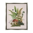 thumbnail image 1 of Cottage Mushroom Woodland Plants Botanical & Floral Graphic Art Luster Gray Framed Art Print Wall Art, 1 of 6