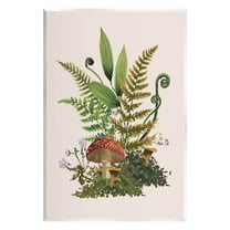 Cottage Mushroom Woodland Plants Botanical & Floral Graphic Art Unframed Art Print Wall Art