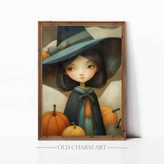 Cottage Poster: Room Autumn Wall Art, Unframed Canvas Size 16x24