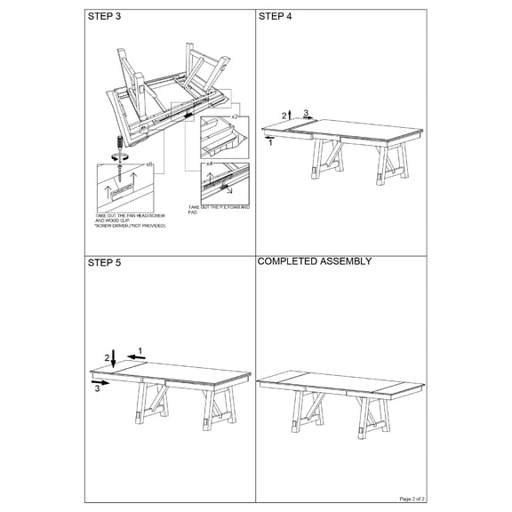 Cottage Style Dining Table With Chalk Gray Finish And Efficient Self-storing Leaf Design Transitional Tow Tone Practical Leaves