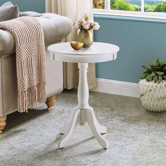 Cottage - Style Round Table | For Dining in Spaces with Country Charm | Offers Durable and Reliable Support