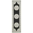 thumbnail image 1 of Cottage Taupe Large Rectangle Rug-Color:Black/Creme,Shape:Runner,Size:2'-3" X 8', 1 of 6