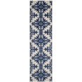 thumbnail image 1 of Cottage Taupe Large Rectangle Rug-Color:Cream/Royal,Shape:Runner,Size:2'-3" X 8', 1 of 3