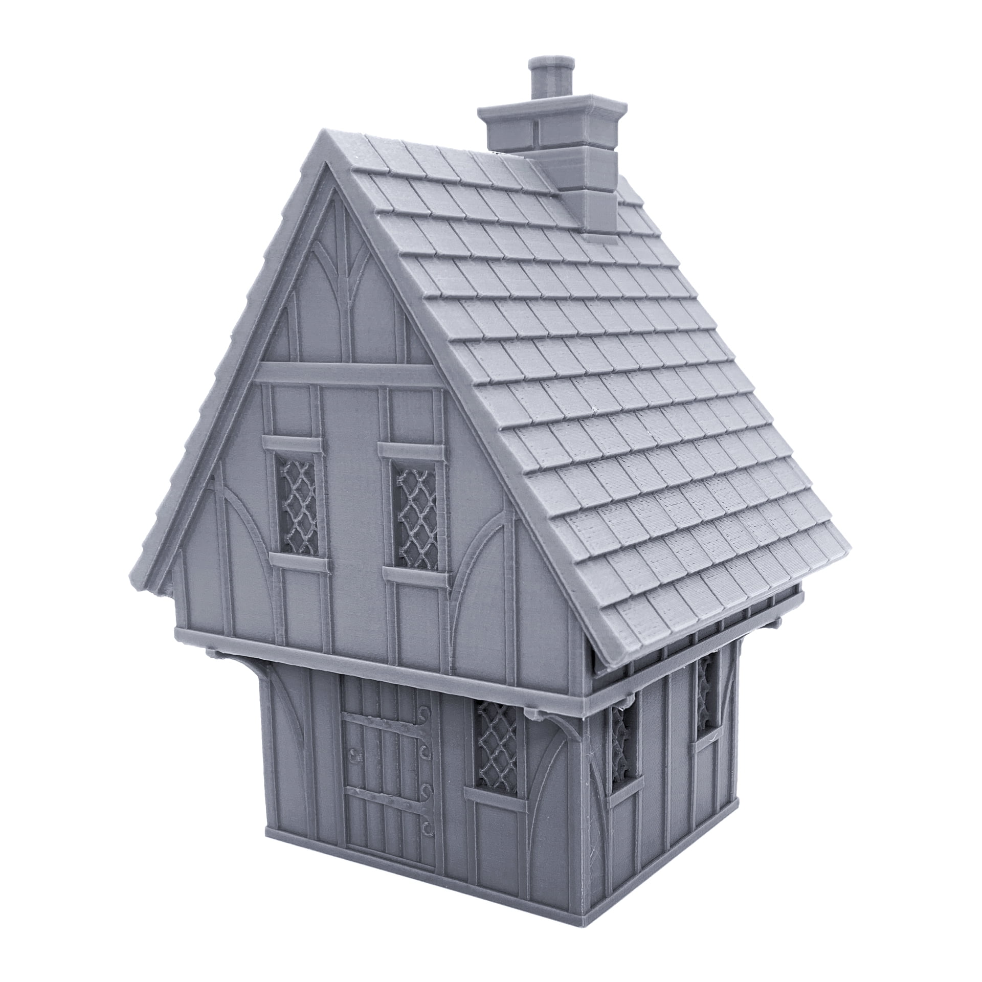 EnderToys Crow Cottage 3D Printed Terrain - 28mm Scale Tabletop RPG Scenery & Wargame Building - View #2