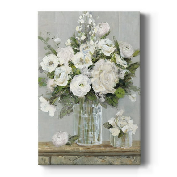 Cottage Whites Premium Gallery Wrapped Canvas - Ready to Hang