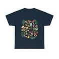 thumbnail image 1 of Cottage core Aesthetic Mushrooms, butterflies and bird T-Shirt, 1 of 3
