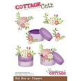 thumbnail image 1 of CottageCutz CC455 2.1 to 3.5 in. Metal Die - Hat Box with Flowers, 1 of 1