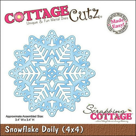 CottageCutz Die, 4" x 4"