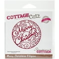 thumbnail image 1 of CottageCutz Elites Die-Merry Christmas Filigree 3"X3", Pk 1, CottageCutz, 1 of 2