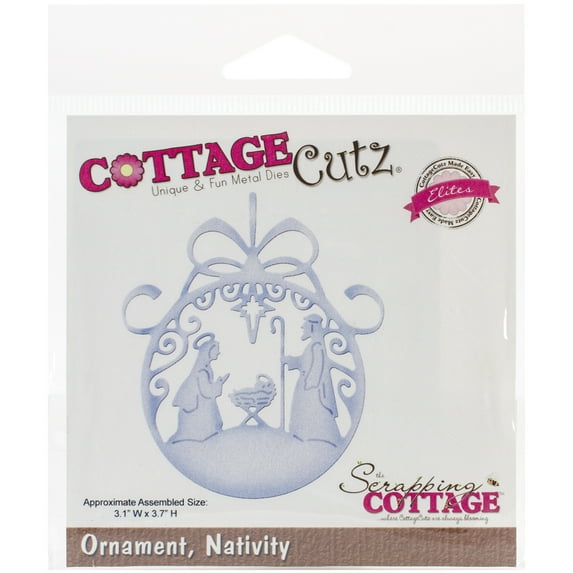 CottageCutz Elites Die -Ornament, Nativity 3.1"X3.7"