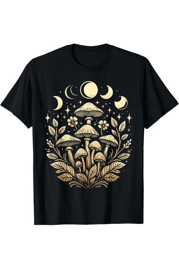 Cottagecore Aesthetic Dark Aesthetic Mushroom T-Shirt Size S-5XL