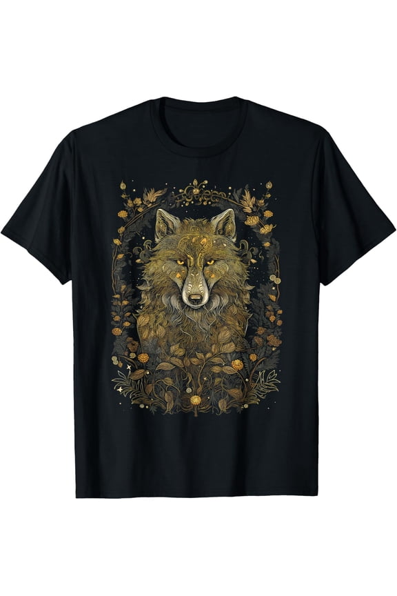 Cottagecore Aesthetic Wolf, Men, Women T-Shirt Shirts