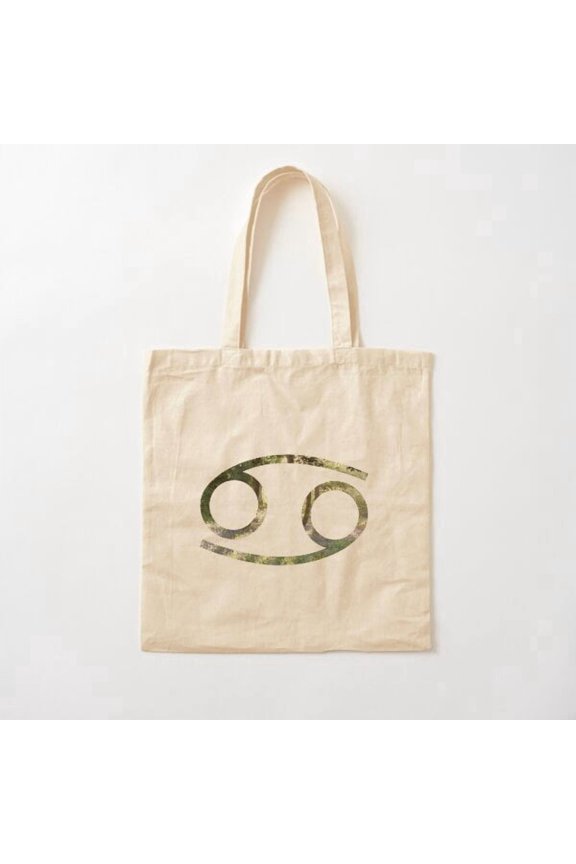 Cottagecore Cancer Canvas Tote Bags, Reusable Shopping Bag