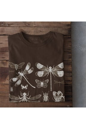 Cottagecore Dragonfly Tshirt, Goblincore Clothing, Fairy Grunge Clothing, Grunge Fairycore, Alt clothing, Light Cottagecore, Grunge Tee