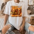 thumbnail image 1 of Cottagecore Fox Banjo Folk Art Graphic T-Shirt, Vintage Storybook Woodland Nature Illustration Tee Unisex Cotton T-Shirt, Size S-5XL, 1 of 3