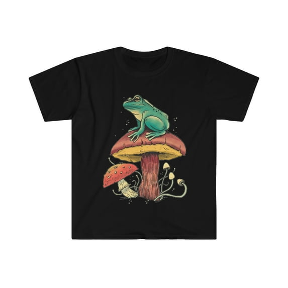 Cottagecore Frog Aesthetic Fairy Mushroom Goblincore T-Shirt