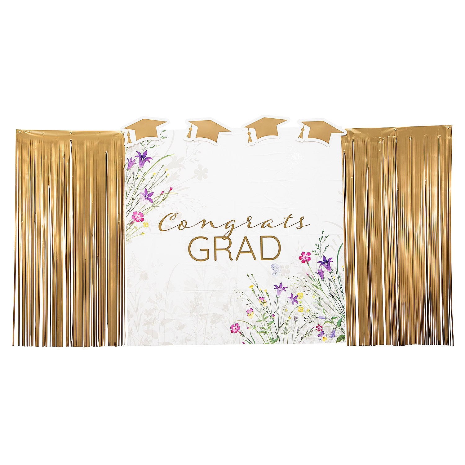 Grad Back Decor Cottagecore Grad Backdrop Decorating Kit , Party Decor, 7 Pieces ...