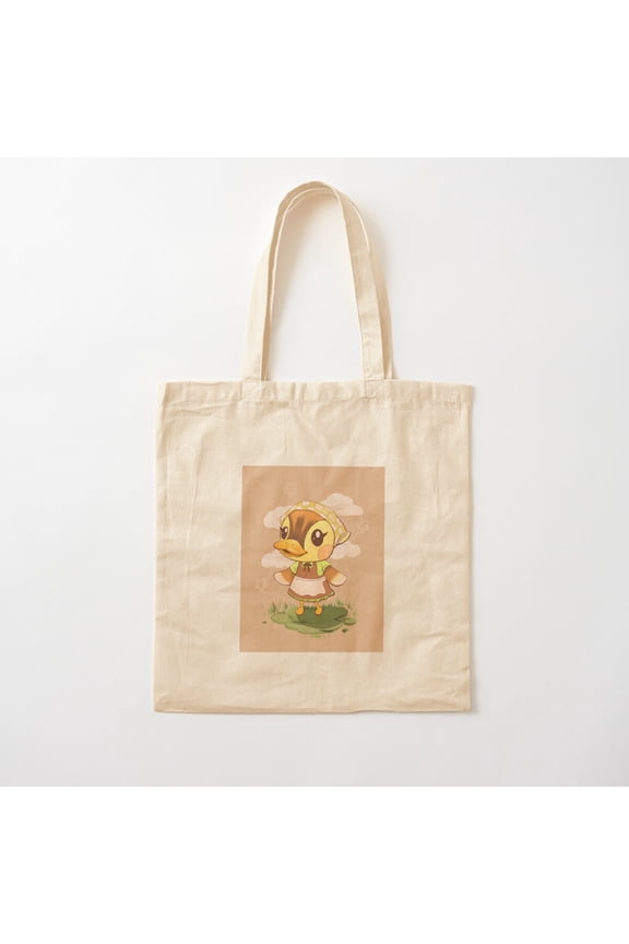 Cottagecore Molly Canvas Tote Bags, Reusable Shopping Bag