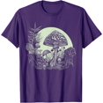 thumbnail image 1 of Cottagecore Moon Mushrooms Plants and Trees Unisex T-Shirt for Men Women Kids Toddler, 1 of 5