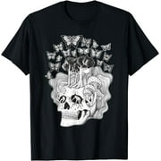 Cottagecore Mushroom Aesthetic Clothing Skull Goblin Grunge T-Shirt