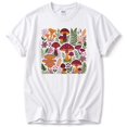 thumbnail image 1 of Cottagecore Mushroom T-Shirt – Nature Botanical Theme – Women & Nature Lovers' Wear, 1 of 6