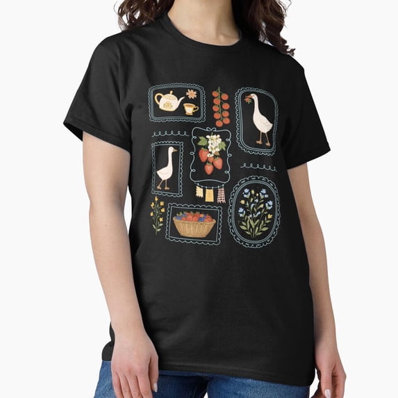 Cottagecore Shirt Goose Tee Gardening Vintage Cottage core Aesthetic ...