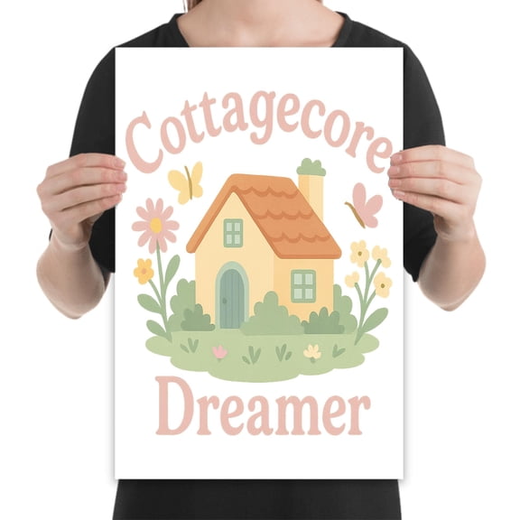 Cottagecore Aesthetic Art - Nature Lovers - 13x19 Poster Print - Home Decor