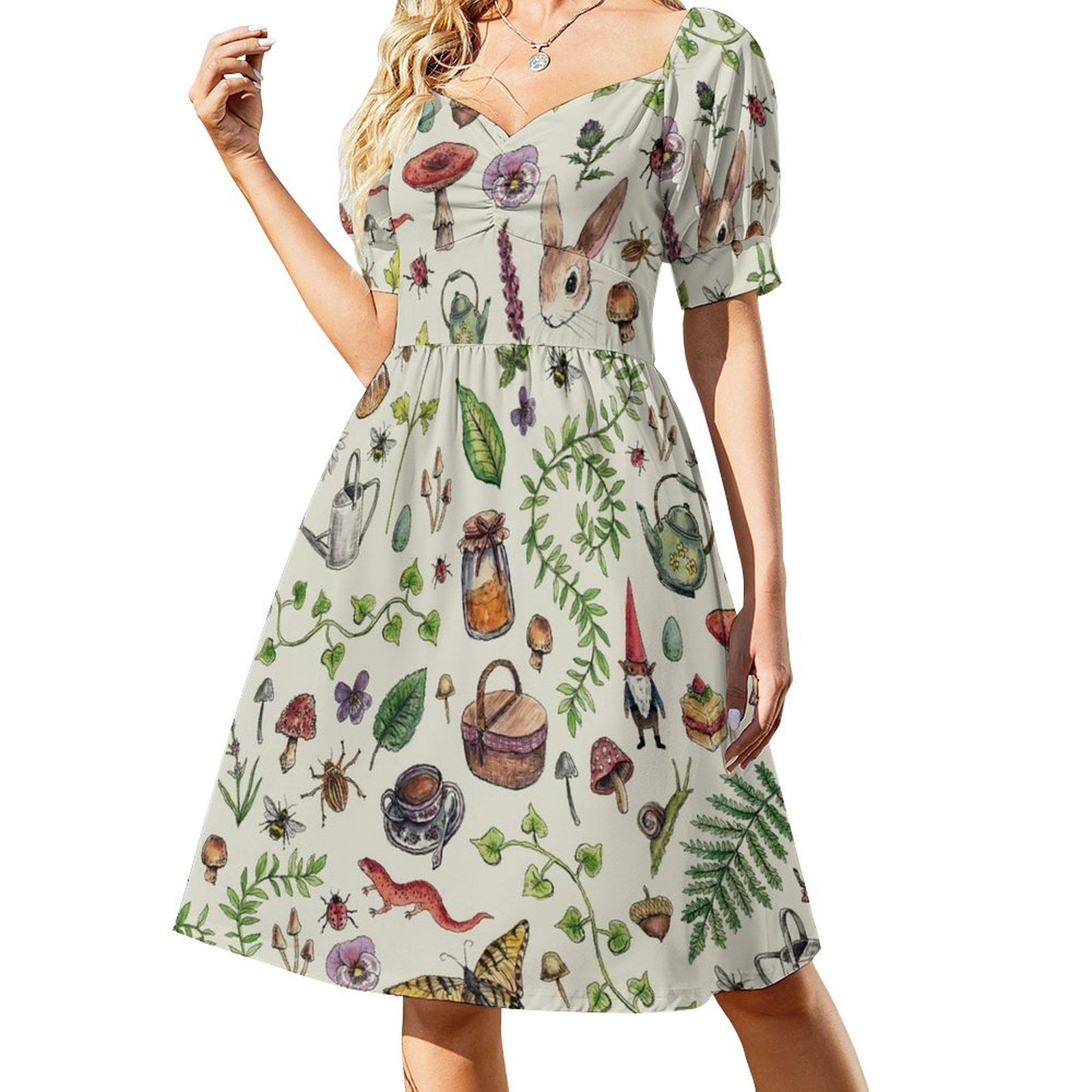 green emerald velvet dress Long sleeve Cottagecore green linen dress 2721 – Xiaolizi main image 1