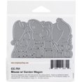 thumbnail image 1 of Cottagecutz CC751 4.5 x 2.6 in. Dies - Mouse with Garden Wagon, 1 of 2