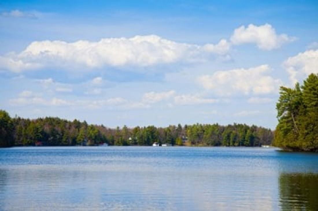 Cottages at the waterfront Port Carling Muskoka Lakes Ontario Canada Canvas Art - Panoramic Images (36 x 24)