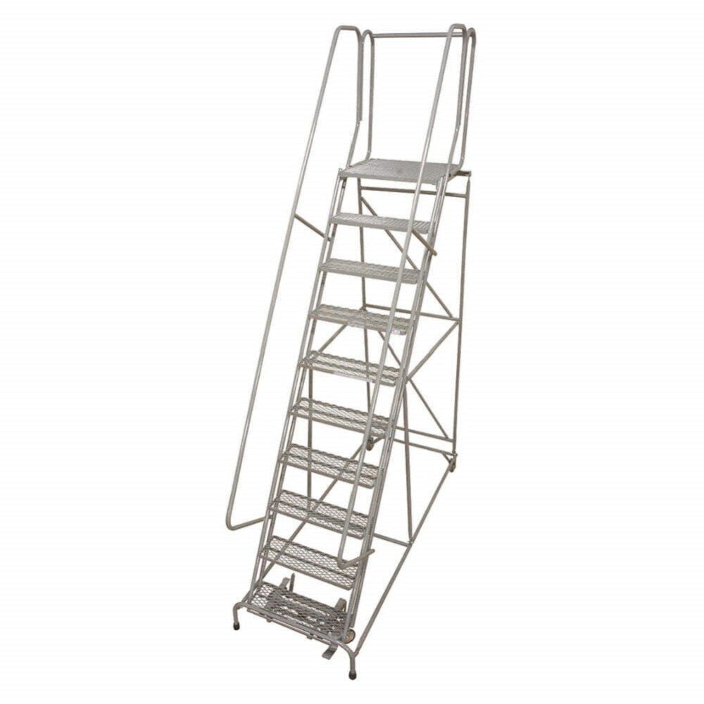Cotterman Series 1000 10 Step X 26In W A3 Tread Step Ladder W/handrails ...