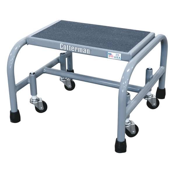 Cotterman Mobile Step Stand,12 In H,450 lb.,Steel 1001N1818A5E10B3C1P1 ...