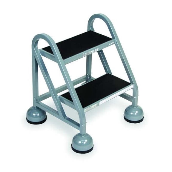 22 in H Steel Rolling Step, 2 Steps, 450 lb Load Capacity ST-200 A2 C1 P5