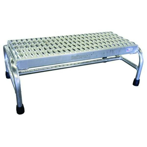 Cotterman Step Stand,10 In H,500 lb.,Aluminum 1801N3232A3E12B1C50P6