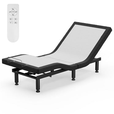 Cottinch Adjustable Metal Bed Frame Twin Size Beds Base with Remote,Head & Foot Incline,Upgraded Motor