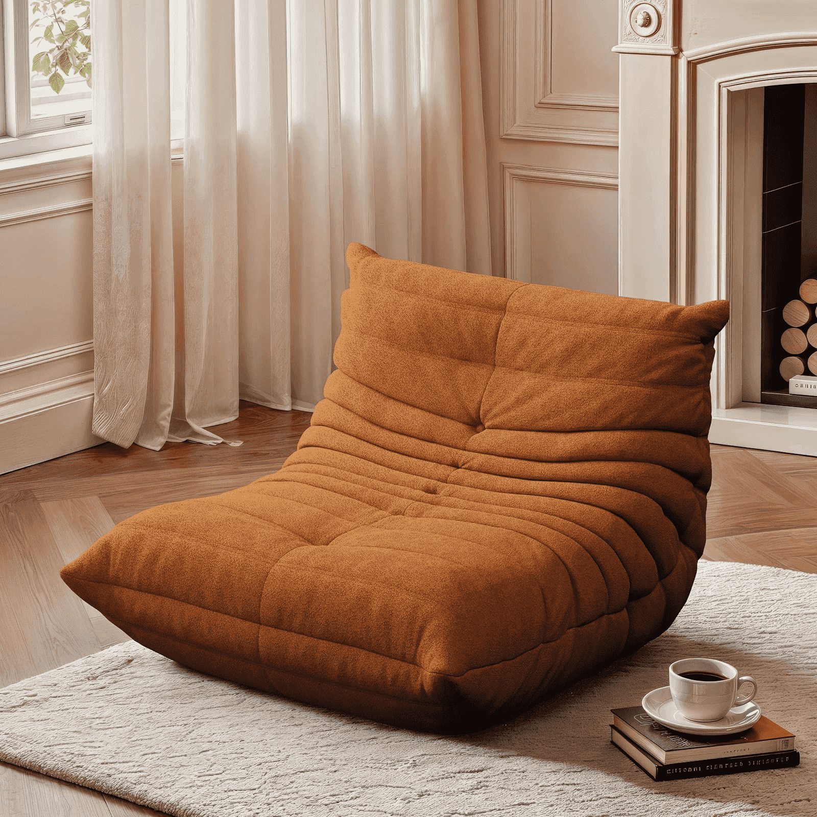 Teddy Fleece-Orange