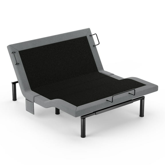 Cottinch Electric Adjustable Bed Frame Queen with Remote Control and Dual Motors,Adjustable Legs,Power Bed Base 1000lb Limit