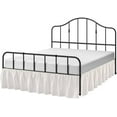 thumbnail image 1 of Cottington Lane Ruffled Bed Skirt- Microfiber- Ivory, Twin 18 Inch Drop Split Corner Bed Skirt With Platform, 1 of 5